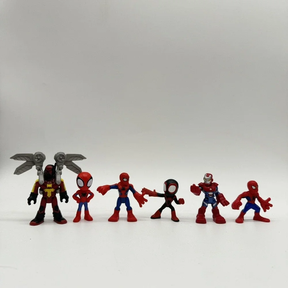 Disney Marvel Avengers Figure Toy Lot Spiderman & Others‎ Cake Toppers PVC
